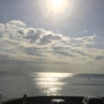 江の島の海