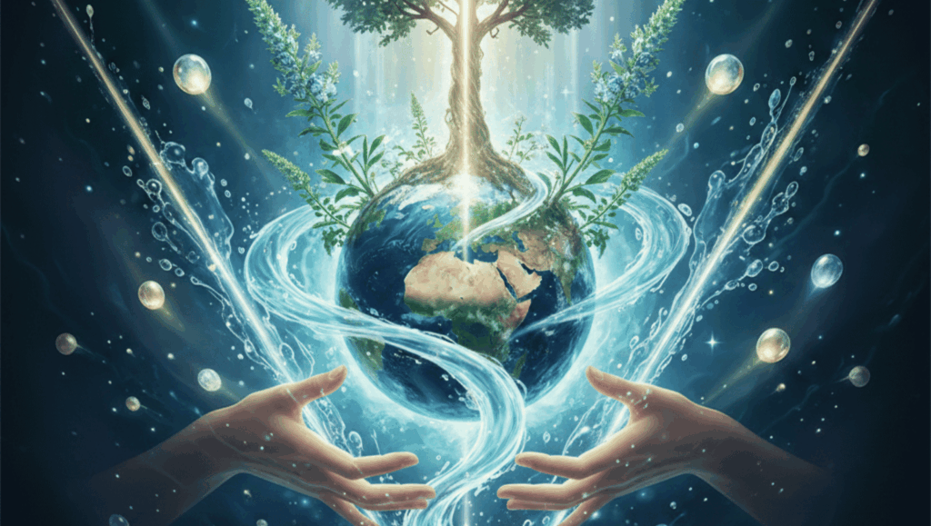 四柱遁甲・統理術で運命をリメイクする名都王紅伽の浄化イメージ